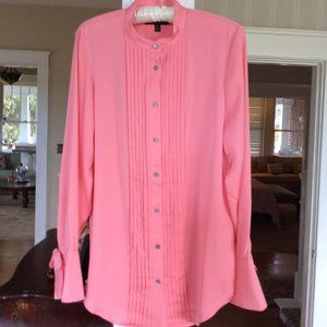 Pink silky BR shirt